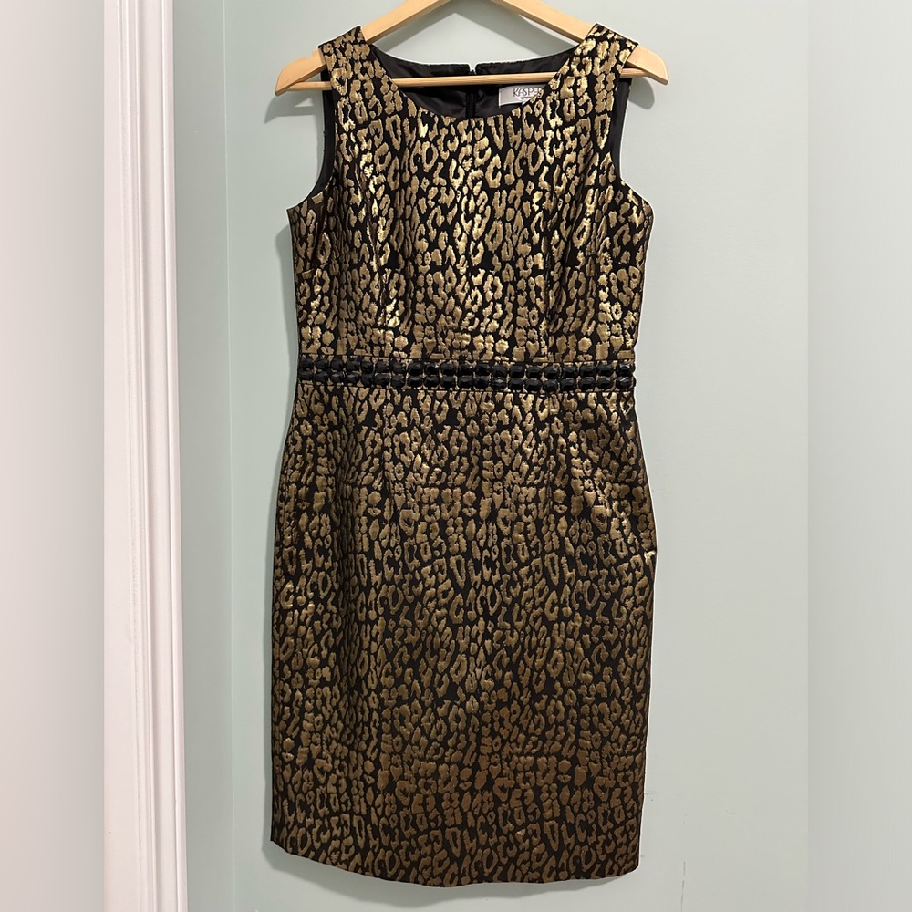 Black and Gold Dress